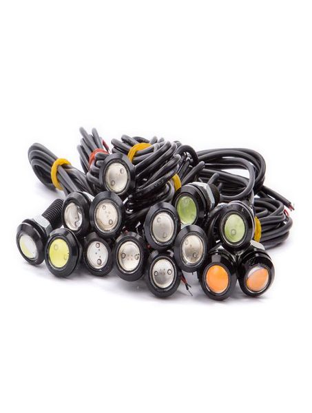 10 pièces 18MM Led aigle Eye DRL feux de jour DRL Source de secours feux de signalisation de stationnement de recul étanche 4397227