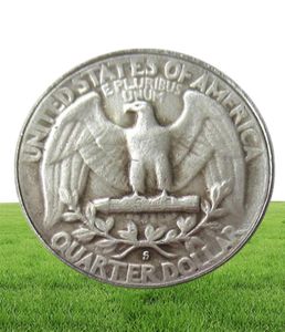10pcs 1932 Antiguo US Washington Quarter Coins Arts and Crafts USA Presidente Copia de monedas conmemorativas Decorar coinlibert2788982
