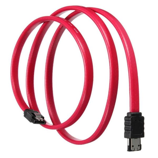 10 Uds 1M/3 pies eSATA a SATA Cable Serial ATA blindado externo adaptador convertidor de plomo Jennv