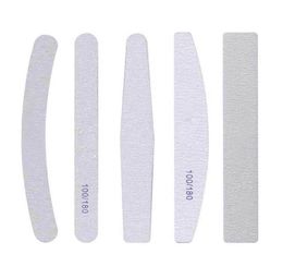 10pcs 2 voies Gris Couleur 100180 GRIT FILE DE TAMP DE TAMPER Nail Tampon Nail Art Tampon Files de tampon pour le salon Manucure UV Conseils de gel lavable F8197488