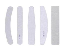 10 stcs 2 -weg grijze kleur 100180 Grit nagelbestand buffer blok nagel kunst schuurbuffer bestanden voor salon manicure uv gel tips wasbaar f9087775