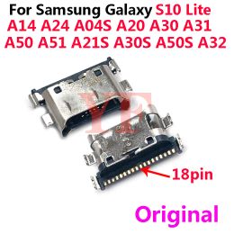 10 stcs 20 stcs origineel voor Samsung A20 A30 A40 A50 A60 A70 A10E A20E M20 M30 M30S M40 USB LADER PORT DOCK SOCKET CONNECTOR