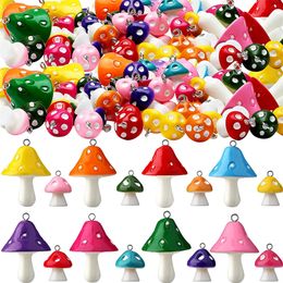 10 Pz 25X35/17X12mm Fungo Resina Pendente di Fascino Per Il FAI DA TE Kawaii Telefono Portachiavi Braccialetto Monili Che Fanno Forniture Artigianato All'ingrosso