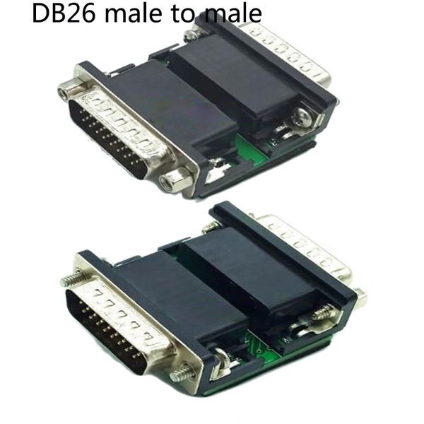 Livraison gratuite 10 pièces 26 broches DB26 mâle femelle à DB26 mâle Port série Terminal signaux Module connecteur de carte de dérivation