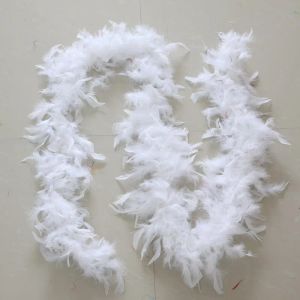 10 Uds 2m nueva tira de plumas de pollo Color boa de plumas de pavo para boda cumpleaños decoraciones bodas fiestas Accesorios de ropa