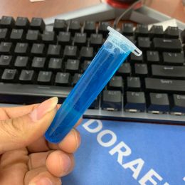 10pcs 2 ml / 5 ml / 10 ml de laboratoire Supplies échantillon transparent micro plastique centrifugeuse tube de tube à essai clip de laboratoire