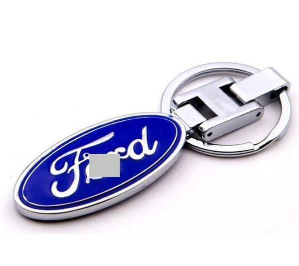 10pcs 3d Car Logo Key Fob Car Keychain Keyring Key Chain Chain Key Ring pour Ford Auto Accessories9994734