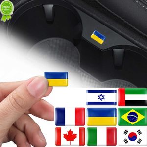 10 pièces 3D époxy voiture intérieur autocollants décalcomanies accessoires décoratifs pour l'ukraine royaume-uni états-unis brésil France Canada turquie