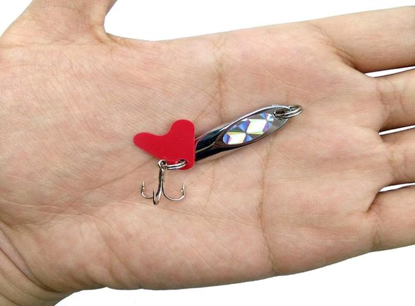 10 pièces 3g cuillères en métal dur leurres de pêche pêche en eau salée chine argent Jig truite Spinner appâts lames de pêche Wobblers4946711