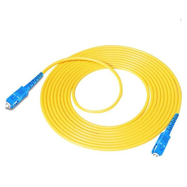 Envío gratuito 10 UNIDS 3 M SC-SC Cable de conexión de fibra óptica SC / UPC SM SX 20 mm 30 mm 9 / 125um Cables de conexión FTTH Puente óptico monomodo Pigtail Vapf