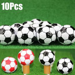 10 pièces 42.7mm Football basket-ball Golf pratique balles en caoutchouc synthétique balles de Golf Golf cadeau balle golfeur accessoires 240301