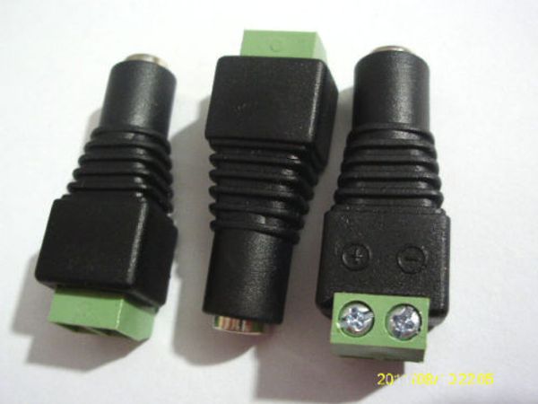 10 Uds 5,5X2,1mm DC enchufe de alimentación hembra barril enchufe adaptador terminales