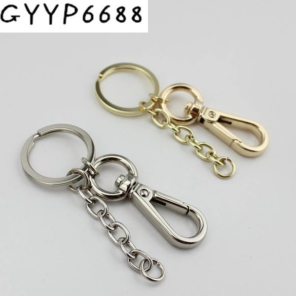 10pcs 5 couleurs Key O Ring Pendant Package Package Boucle Matériel ACCESSOIRES SNAP CHACK CHANE 240425