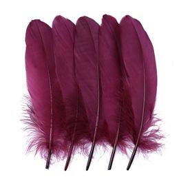 10pcs 50pcs 100pcs Plumes de cygne d'oie naturelle Costume multicolore