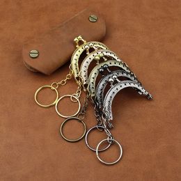 Cadre de porte-monnaie en métal de 5CM, 10 pièces, pour sac avec porte-clés, fermoir à baiser au portefeuille, pochettes, accessoires de couture 240115