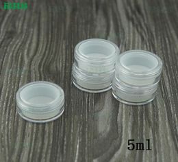 10pcs 5 ml Contenant des concentrés de concentré de cire acrylique transparent