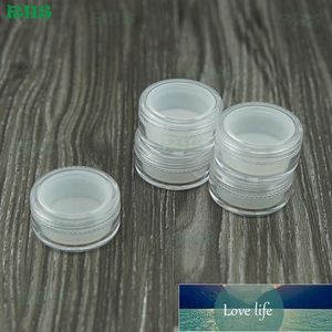 10 stks 5 ml Clear Acrylic Wax Concentrate Containers, Non-Stick Silicone DAB BHO HASH Oil Dry Storage Jars Factory Prijs Expert Design Quality Nieuwste