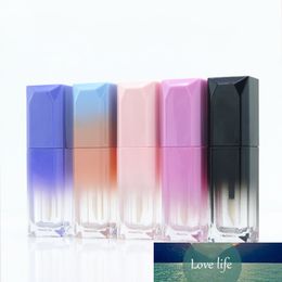 10 stks 5 ml gradiënt lipstick tube lip balsem containers diy lip glazuur lege cosmetische containers gel lijm stick Clear Travel fles