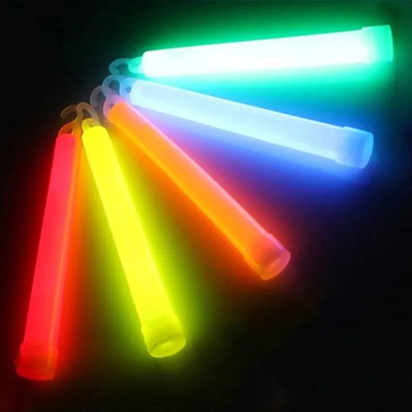 10 pièces 6 pouces bâtons lumineux de qualité industrielle bâton lumineux fête Camping lumières de secours Glowstick chimique Fluorescent EIG88 240126