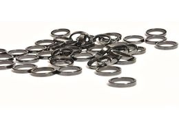 10 stks 6mm breed hematiet magneet ring platte boogvormige gesneden noedels ring maat 6 tot 136527130