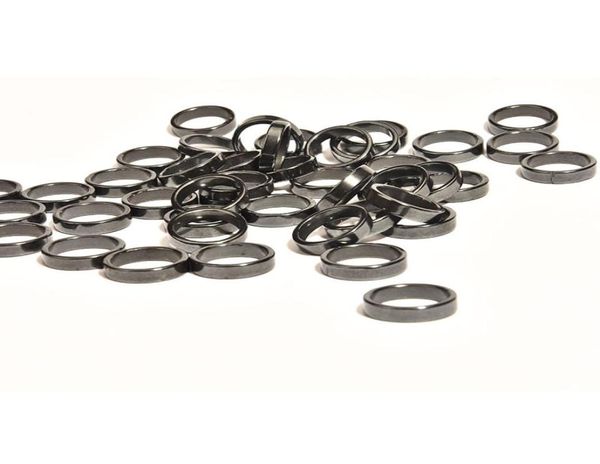 Anneau magnétique en hématite de 6mm de large, 10 pièces, anneau plat en forme d'arc pour nouilles coupées, taille 6 à 136739937
