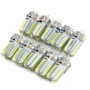 10 STKS 6W G4 BASE 64 LED LAMP AC 220V WITTE LICHT SMD 3014 360 graden Bundelhoek