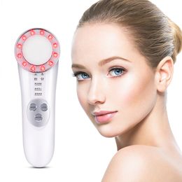 10 Stück 7-in-1-LED-Gesichtsmassagegerät, Photonen-Gesichtsreiniger, Hautstraffung, Faltenentferner, Anti-Aging-Straffung, Hautpflege-Werkzeug, Schönheitsgerät, Dispositivo De Belleza