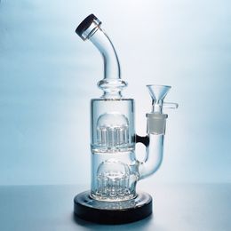 8 inch glazen bong 12 armen boom percolator mini olie dab rigs 14mm vrouwelijke gewricht glas water pijpen DHL gratis yq01