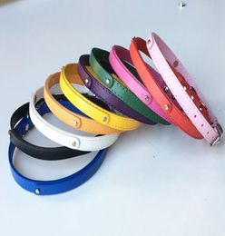 10pcs 810 mm x 370 mm Copie de couleur mixte Copie en cuir Colliers de chien Pet Colltes de bricolage Nom de l'animal