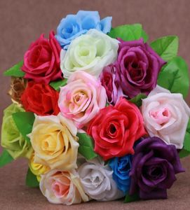 10 pièces 8 cm têtes de fleurs de roses artificielles bricolage boule de baiser de mariage suspendu décoration boule de fleur fête d'anniversaire fournitures de festival 4009950