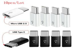 Adaptateur Micro USB vers Type C, 10 pièces, boîtier Android, connecteur Micro USB vers Type C, pour Huawei p30 LITE P40 Xiaomi mi 9 10 Pro, adaptateurs 5022194