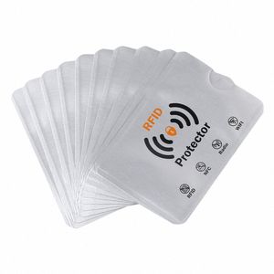 10pcs Anti volant pour RFID Credit Card Protector Blocking Card Holder Sinve Couvre Couvre-cartes Bank Card Proteci Bank Card New Hot 50NZ #