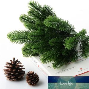 10 Stks Kunstbloem Fake Groene Planten Pijnboomtakken Kerstboom voor Kerstfeest Decoraties Xmas Tree Ornaments P20 Fabriek Prijs Expert Design Quality