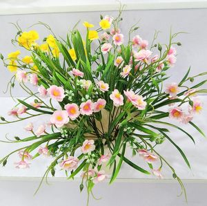 Branches de fleurs de prunier artificielles, 10 pièces, mur végétal pour Arrangement floral, accessoires pour Bouquet de mariage, décoration de maison, Bar, hôtel
