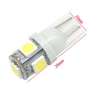 10 Uds. Auto T10 192 168 194 5 LED 5050 W5W Wedge Door Parking bombilla luz coche LED cúpula festón C5W C10W luz de matrícula DRL