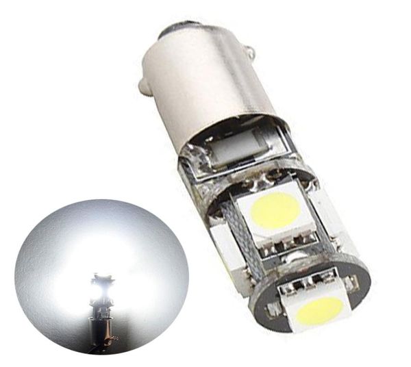 10pcs BA9S Bulb Canbus 5 SMD 5050 LED H6W T11 T4W LECTURA DE LA PUERTA DE LA PUERTA DE COMO DOME MARCADOR DE LA Lámpara de automóvil White 12V2235893