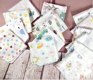 Serviette d'alimentation pour bébé, 10 pièces, ours en peluche, lapin, tableau à points imprimé, petit mouchoir en gaze pour enfants, soins infirmiers