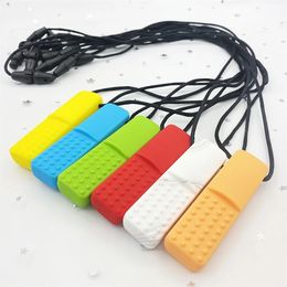 10 piezas de dientes de silicona para bebés Un chupete de chupete de babi gratis Collar de masticación Diy Baby Toys Terapy Therapy Herramientas para autismo 240415