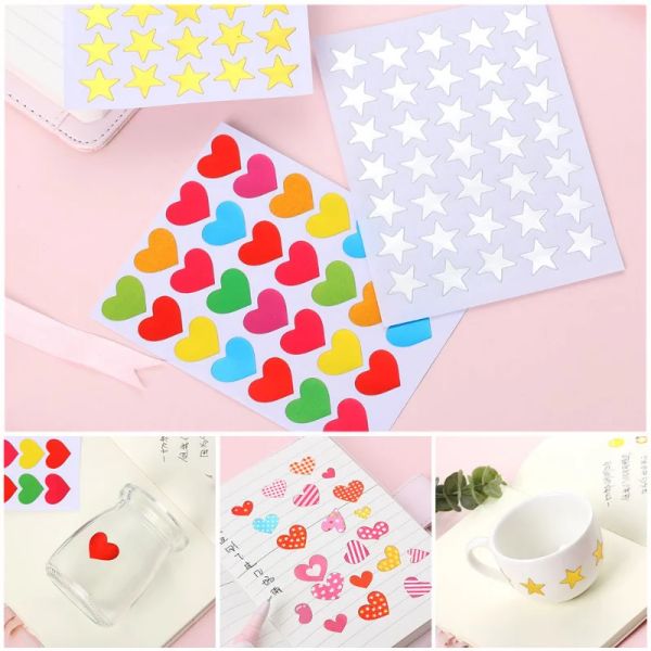 10pcs / sac Love Style Sticker de récompense pour enfants Kindergarten Baby Encouragement Récompense Autocollant Autocollant de louange