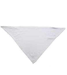 10pcs bandanas sublimation vierge blanc bricolage polyester pour animaux de compagnie chiens de chaule