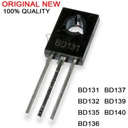 10pcs BD135 BD136 BD131 BD132 BD137 BD138 BD139 BD140 TO-126 NPN Power Triode Transistor nouveau et original