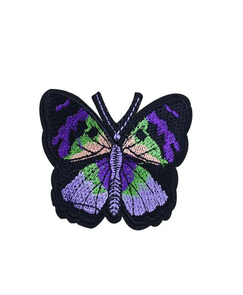 10 Uds. Hermosos parches de mariposas para bolsas para ropa, parche de aplique de transferencia de hierro para pantalones vaqueros, parche bordado para coser DIY4451628