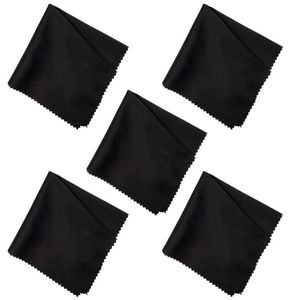 Nettoyant en microfibre pour lunettes noires, 10 pièces, chiffon de nettoyage pour lunettes, lentilles, vêtements, accessoires 5373335