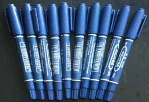 10 stks Blauwe Tattoo Pen Tattoo Skin Marker Markering Scribe Pen Fijne Reg Tip5204720