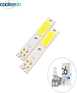 10 pièces C6 voiture phare puce LED Source de lumière H1 H3 H4 H7 H11 880 9005 9012 Auto phare puce COB pour C6 ampoules 3840717