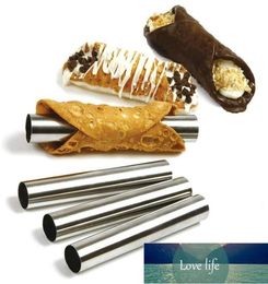 10pcs gâteau moule de corne acier en toute sécurité réutilisable résistance à haute température tubes cannes coquilles pâtissier pâte moule1617945