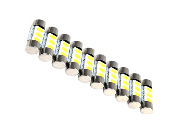 10 Uds. Luz de techo Interior de coche 5050 29MM 3SMD LED fusible adorno para espejo de tocador bombilla para 6641 TS14V1C2420909