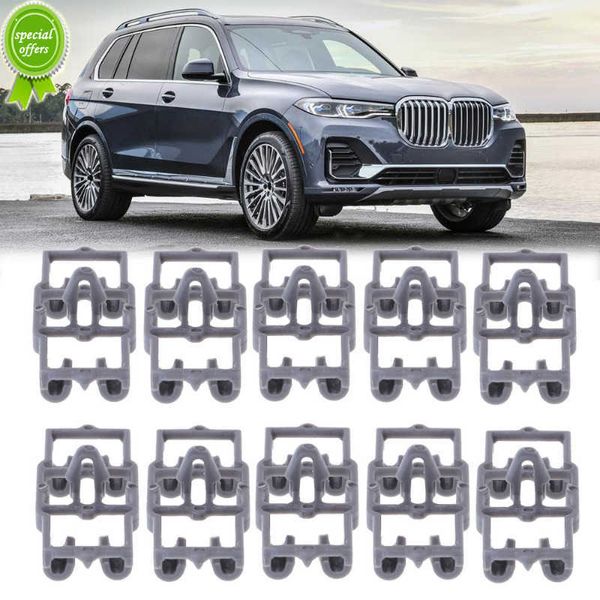 10 pièces voiture porte inférieure coupe-froid Clips fixes Auto avant arrière joint en plastique Clip de retenue attache voiture accessoires pour BMW X5 E53