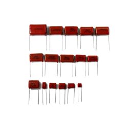 10pcs condensador de película de polipropileno CBB 63V 100V 250V 400V 450V 630V 2000V 101 103 104 105 125J 224 334 335J 474 564 684 824 105