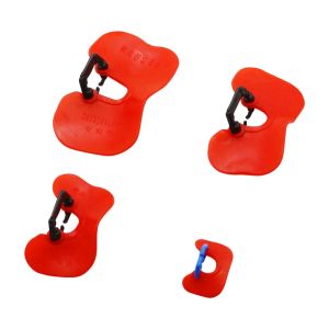 10pcs Poulet Équipement d'élevage poulet Poulet Poulet Lunes de bite molle rouge ponte poule verres anti-pecking de faisan